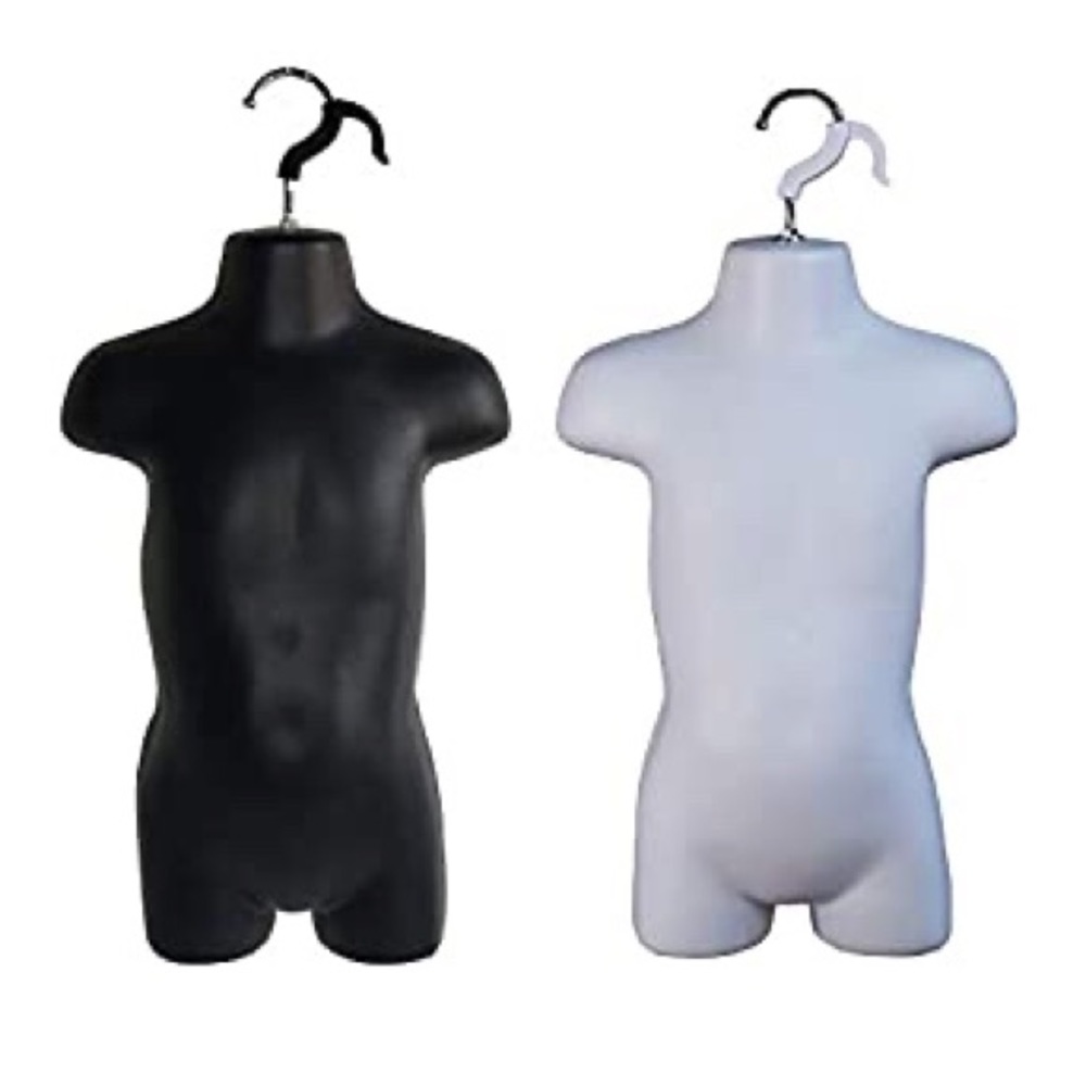 Child toddler size kids mannequin torso